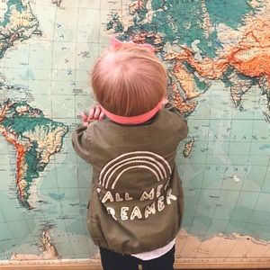Rylee & Cru Call Me a Dreamer military jacket